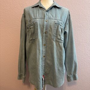 Marlboro Denim Button-Up Shirt